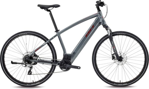 VTC Électrique BH Atom Cross Shimano Acera 8V 500 Gris 2021